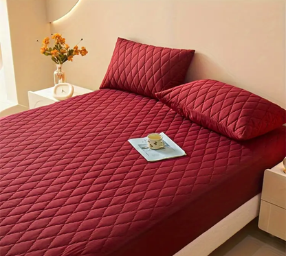 ¡Nuevo! Protector de Colchón Antifluido + Fundas Incluidas 😴✨  - Frescura y Protección Toda la Noche.