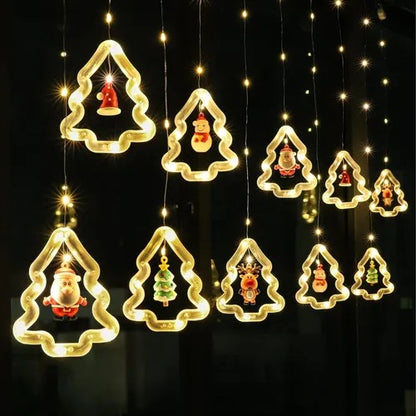 Luces Cascada 3M – Decora tu Navidad con Magia y Brillo Cálido