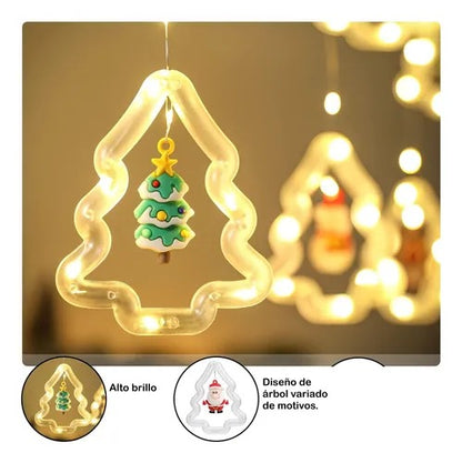 Luces Cascada 3M – Decora tu Navidad con Magia y Brillo Cálido