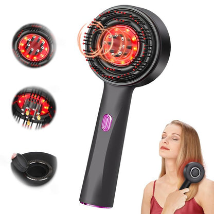 Cepillo Masajeador Capilar Con Luz LED