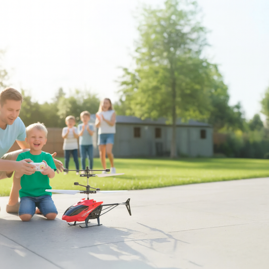 ¡Nuevo! Helicóptero LED Antichoque AirCraft🚁✨ -  Magia en Cada Aventura