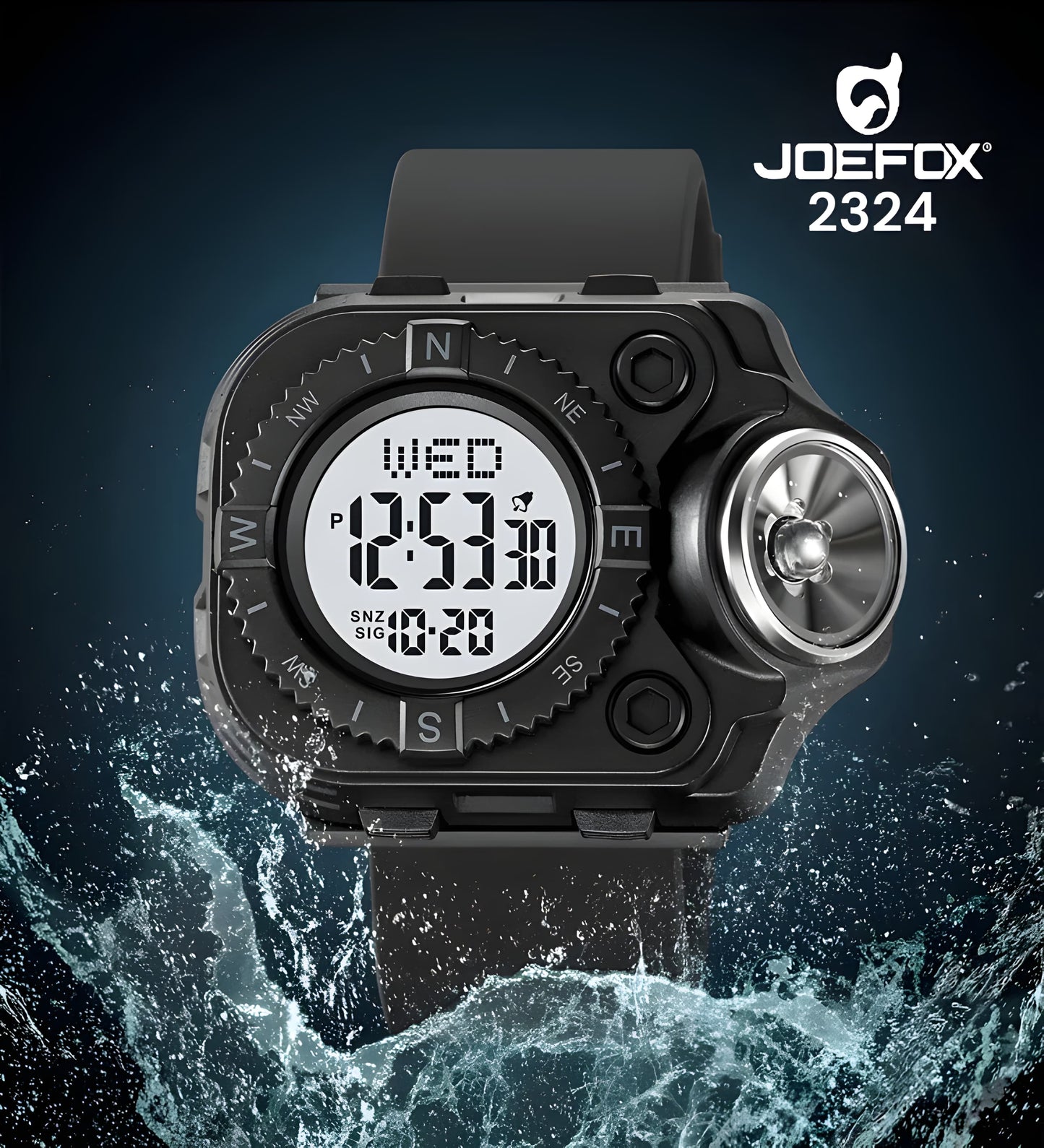 RELOJ DEPORTIVO CON LINTERNA